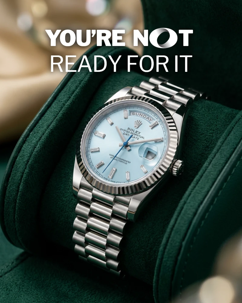 High-conversion ad creative for a luxury brand